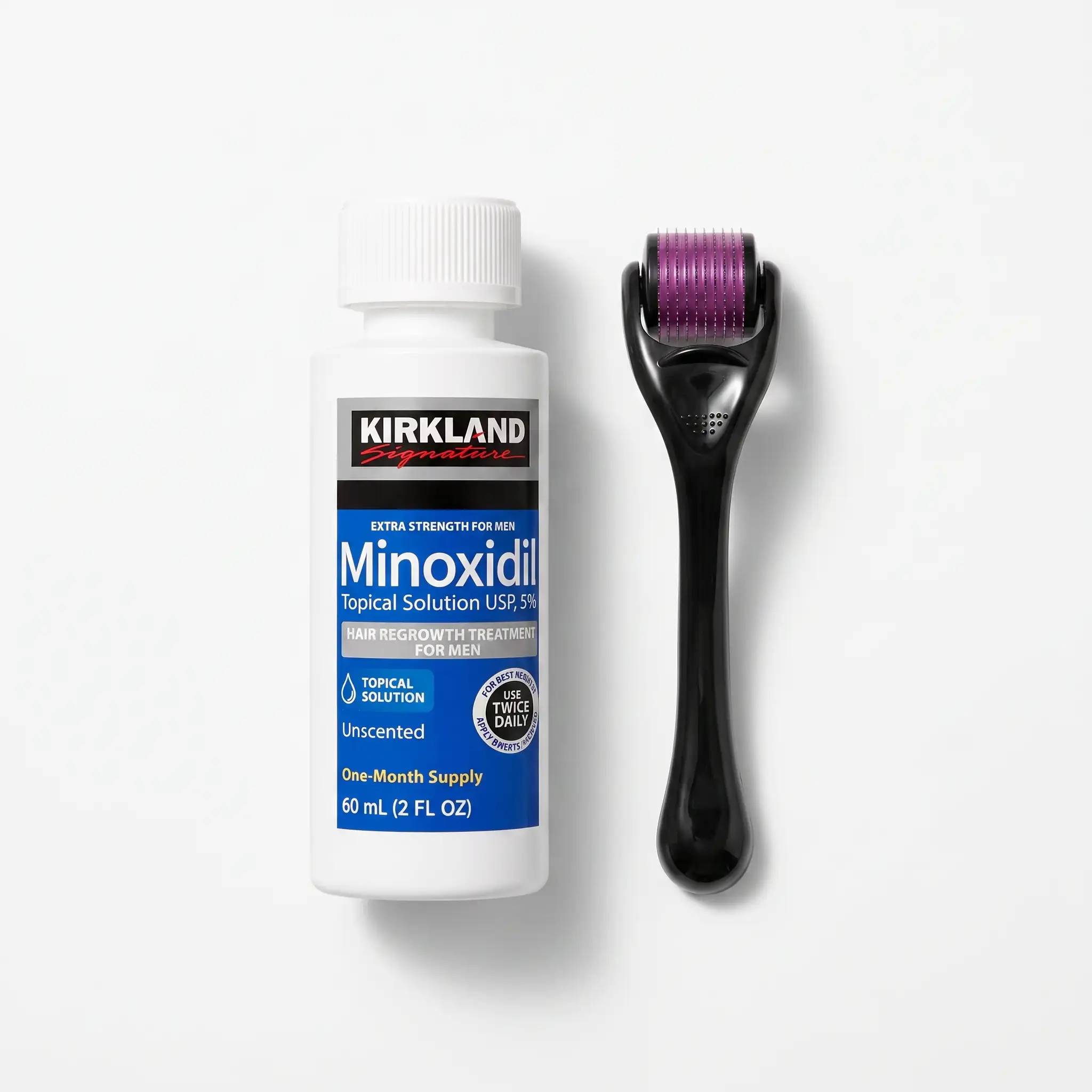 1 Month Beard Starter Kit (Minoxidil + Dermaroller)